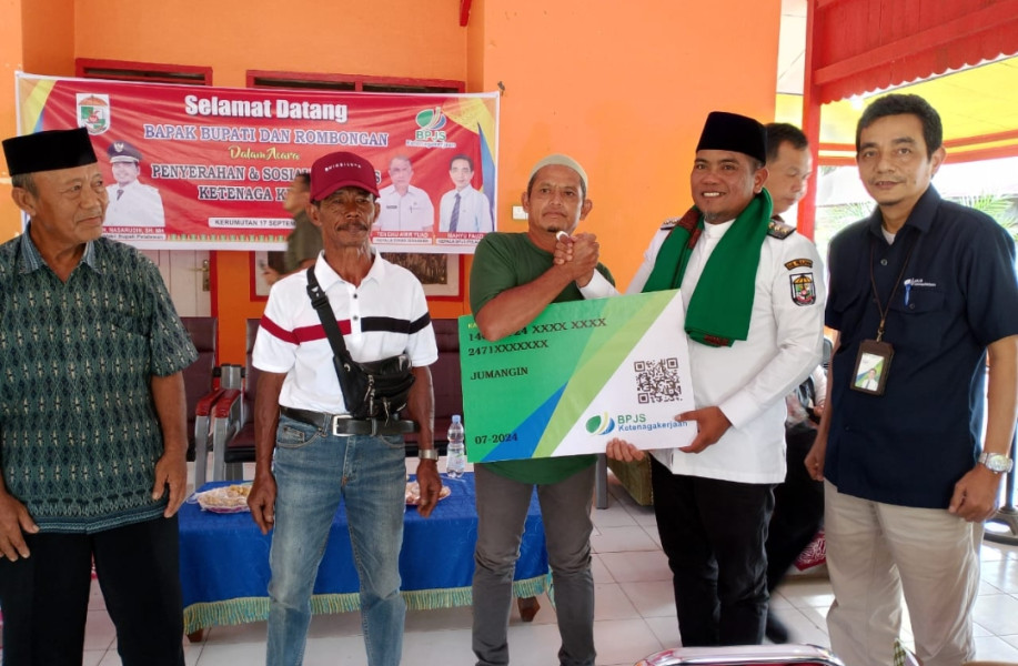 Kepersertaan BPJS Naker Pekerja Perkebunan Sawit Dibiayai APBD Pelalawan