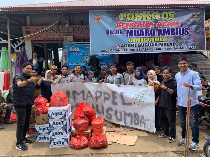 IMAPPEL Sumbar Salurkan Bantuan untuk Korban Bencana di Tanah Datar