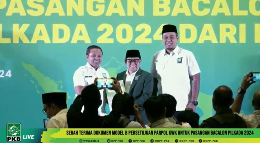 Resmi Diusung PKB, Pasangan Abdul Wahid dan SF. Hariyanto Siap Mendaftar ke KPU