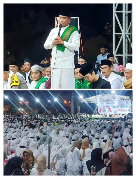 Tahun Baru Islam Ribuan Masyarakat Pelalawan Bersholawat