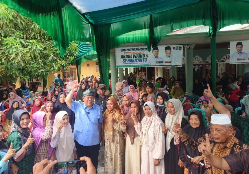 Ninik Mamak dan Anak Kemanakan Kenegerian Kampa Siap Menangkan Paslon Gubernur Nomor 1