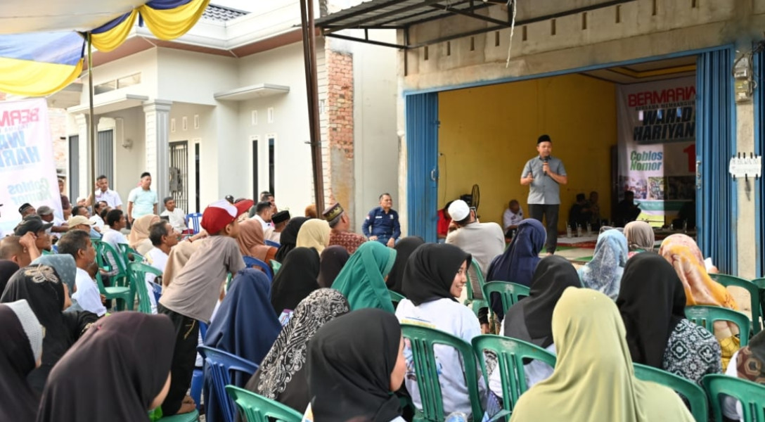 Ustadz Bombom Kampanyekan Abdul Wahid di Kampar