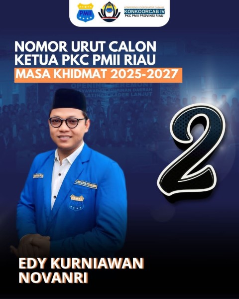 Tagline “BERBENAH, Edy Bisa Edy Tahu Caranya” Jadi Modal Edy Kurniawan Maju Calon Ketua PKC PMII Riau