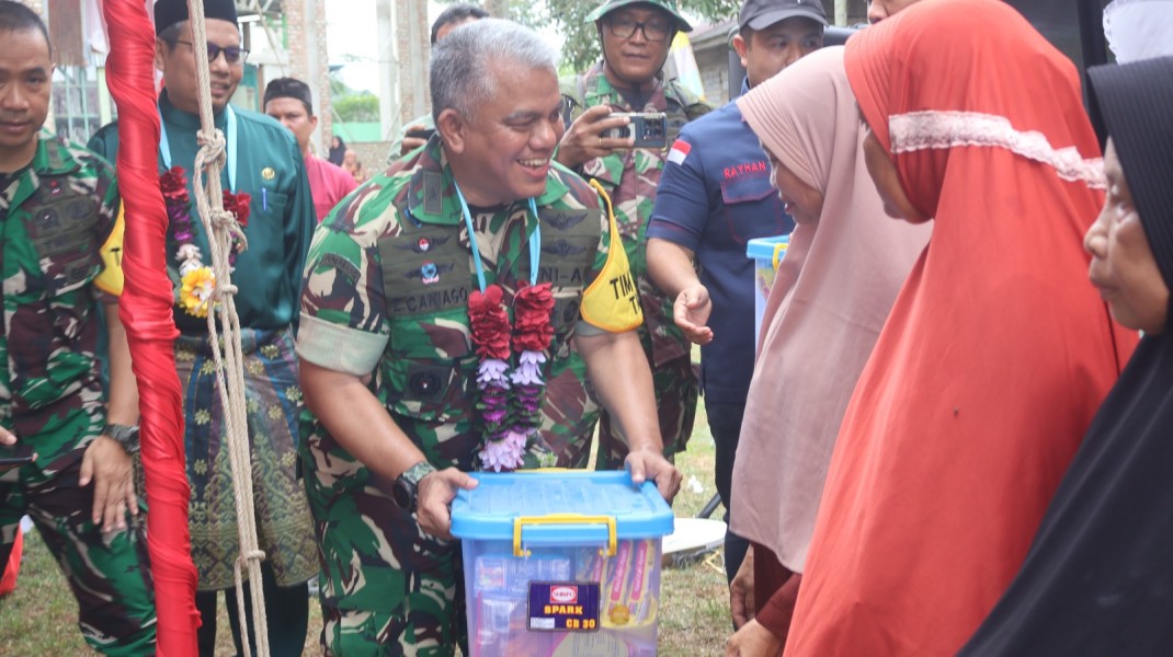 Tinjau Hasil Pembangunan TMMD ke-129, Tim Wasev Mabesad Evaluasi Sasaran Fisik