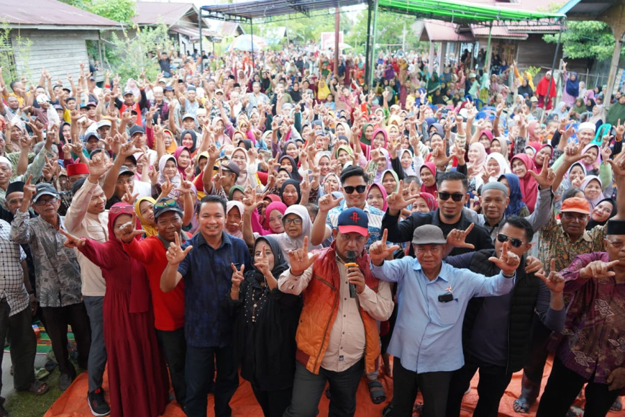 Imbangi Popularitas Zukri, Antusiasme Masyarakat Disetiap Kampanye Husni Tamrin