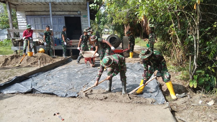 TMMD ke 115 Kodim 0313/KPR, Operasi Pertamanya Prajurit Muda