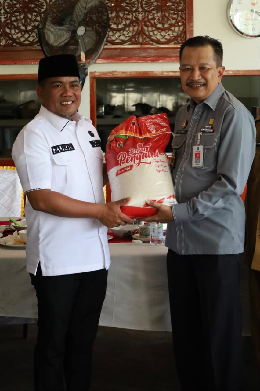 Bupati H Zukri Sambut Kunjungan Kepala Kanwil Kemenkum Riau, Ini yang di Bahas