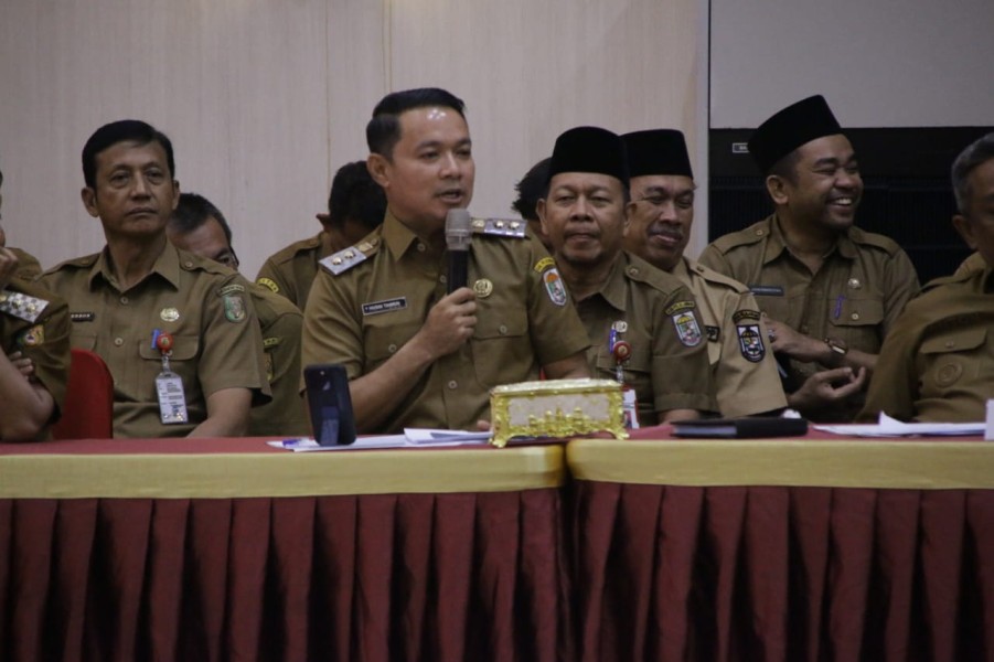 Wabup Husni Tamrin Ikuti High Level Meeting TPID Se-Provinsi Riau Jelang Hari Raya IDul Fitri 1446 H