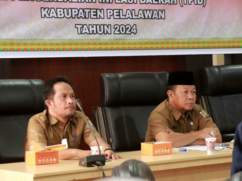 TPID Kabupaten Pelalawan Lakukan Rakor Pengendalian Inflasi