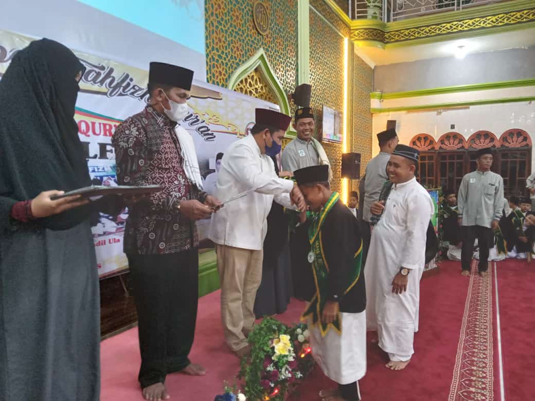 Kebahagian Di Awal Tahun, Tahfiz Al Quran Alfalah Kecamatan Pangkalan Kuras Diwisuda