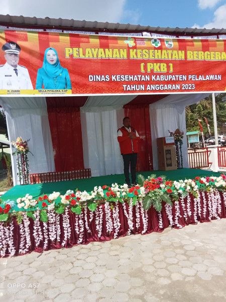 Pelayanan Kesehatan Bergerak di Ukui, Bupati H Zukri: Jemput Bola Pelayanan Kesehatan Masyarakat