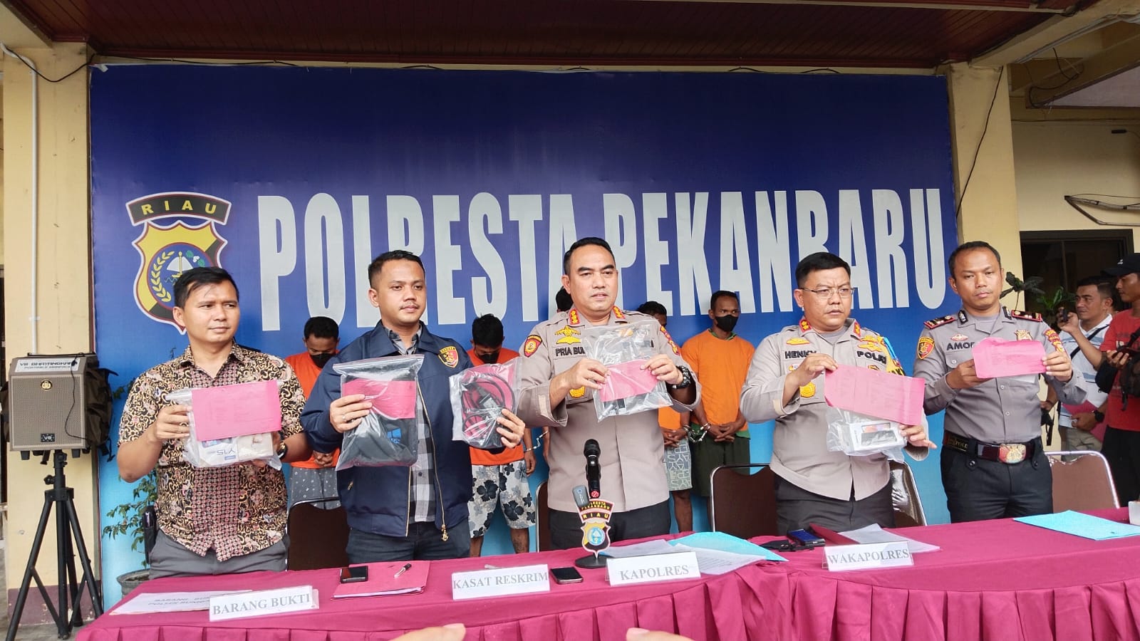 Polresta Pekanbaru Ringkus Belasan Jambret