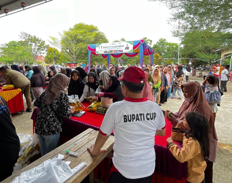 PT. Musim Mas Dukung Gerakan Pangan Murah Pemkab Pelalawan untuk Stabilkan Harga Jelang Nataru