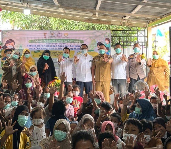 100 Anak Terdampak Kabut Asap Diperiksa Gratis, Komnas PA Gandeng Baznas dan RSUD Selasih