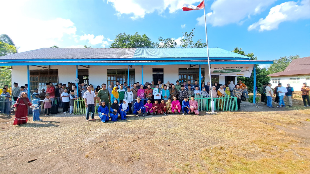 Melalui Zakat, Baznas Pelalawan Bangun Sekolah SMP IT Darussalam Teluk Meranti