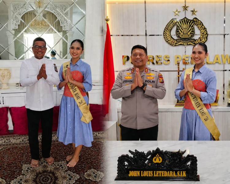 Bupati dan Kapolres Kompak Dukung Wahyu Trinanda Puteri, Siap Harumkan Nama Pelalawan di Grand Final Duta Pariwisata Riau 2026