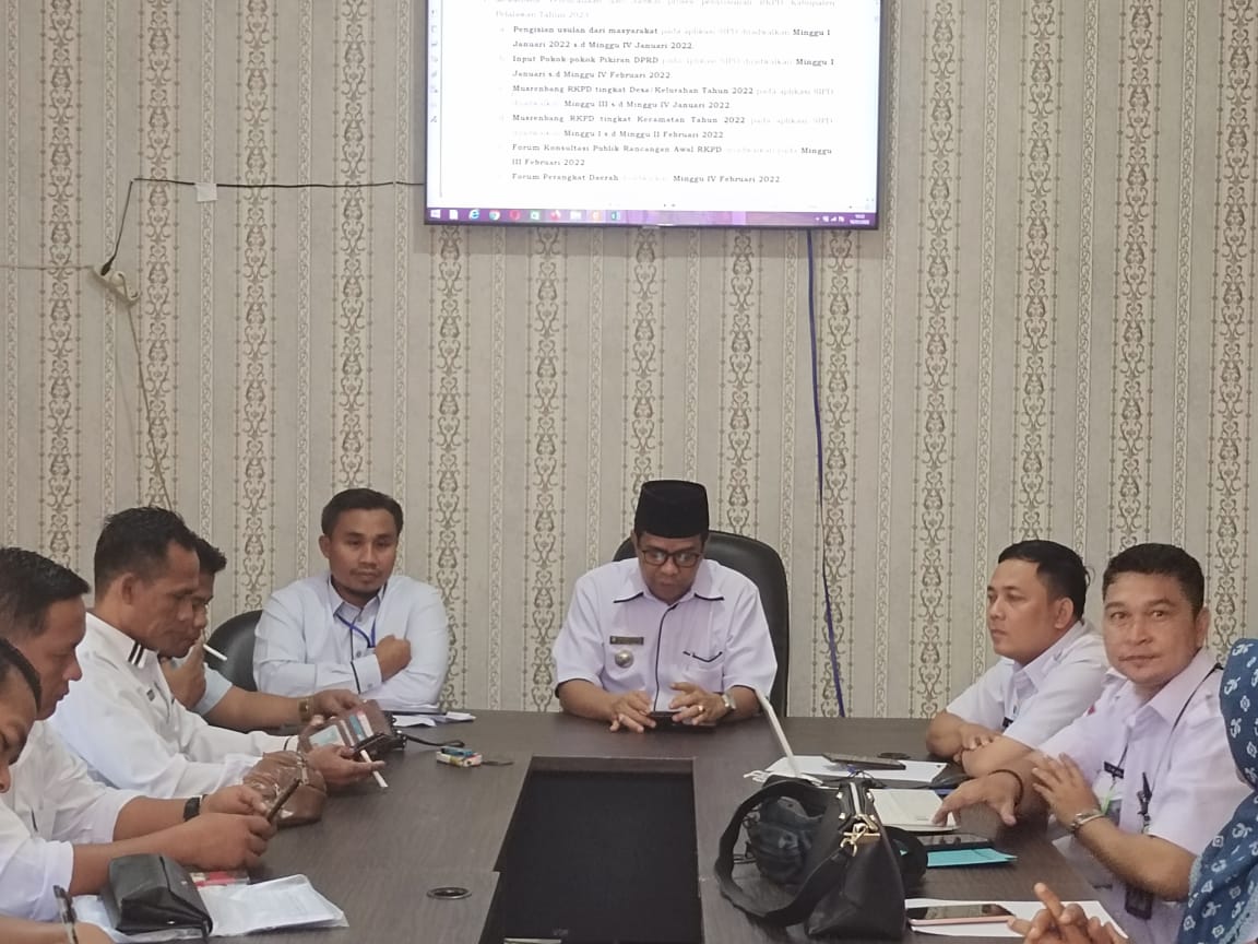 Bappeda Pelalawan Gelar Sosialisasi SIPD Di Kecamatan Bandar Petalangan