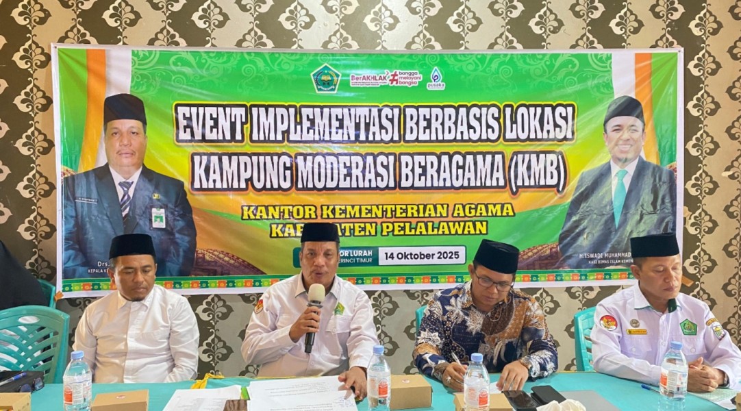 Kemenag Pelalawan Gelar Event Implementasi Kampung Moderasi Beragama 2025 di Pangkalan Kerinci Timur