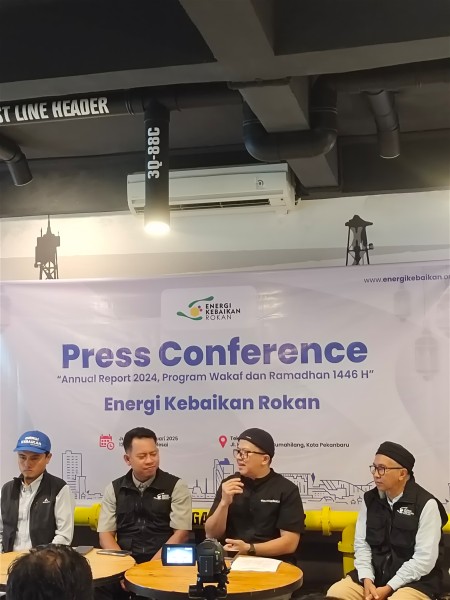 Melalui Pers Conference, Yayasan Energi Kebaikan Rokan Sampaikan Keberhasilan dan Perkenalkan Program Ramadhan 2025