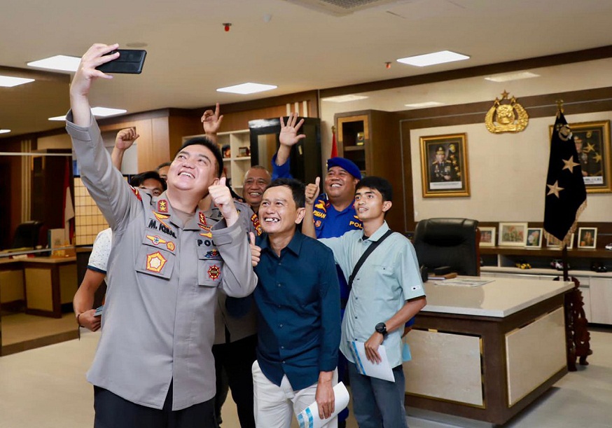 Kapolda Riau Jamu Pemenang Pertama Lomba Film ‘Sogok’ Putra Inhil Ini , Sampaikan Rasa Bangga Raihan Prestasi