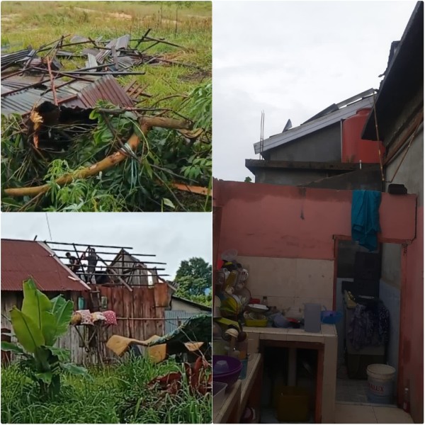 Belum Dapat Bantuan, Rumah Warga di Pangkalan Kerinci Rusak Diterjang Angin Puting Beliung