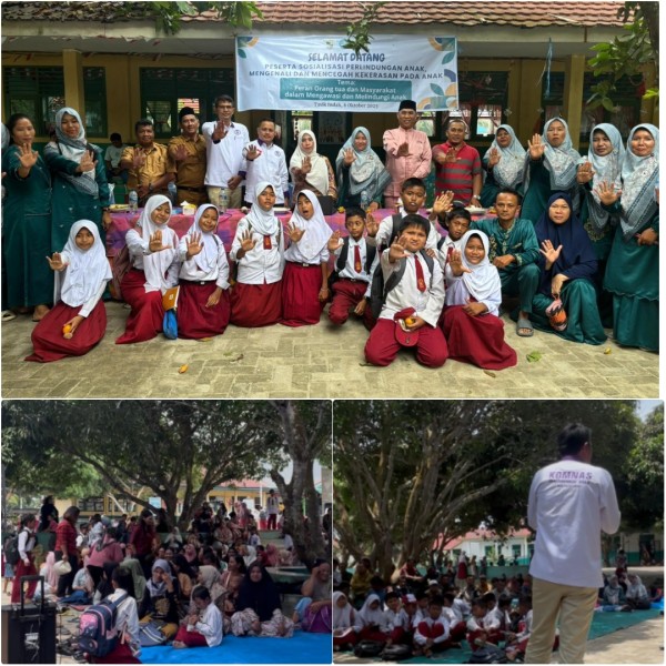 Perlindungan Anak Jadi Fokus, SDN 014 Segati Gelar Sosialisasi Bersama Komnas PA dan DP3AP2KB Pelalawan