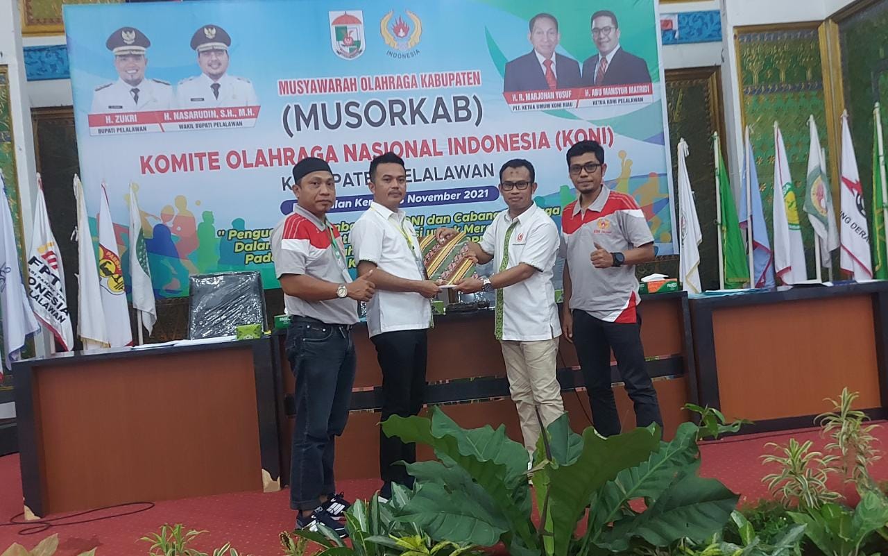 Ipan Supratman Terpilih Jadi Ketua Umum KONI Kabupaten Pelalawan 2021-2025