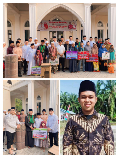 Safari Ramdhan Bupati H. Zukri di Desa Padang Luas, Dewan Terpilih Ini Sebut Bantuan Yatim Sangat Menyentuh