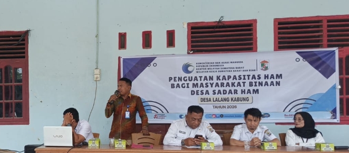 Penggerak HAM Dorong Pemenuhan Hak Dasar Masyarakat Lalang Kabung
