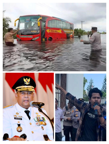 Kondisi Banjir Kian Parah, Ketum HIPMAWAN Meminta Gubernur Riau Tinjau Korban Banjir