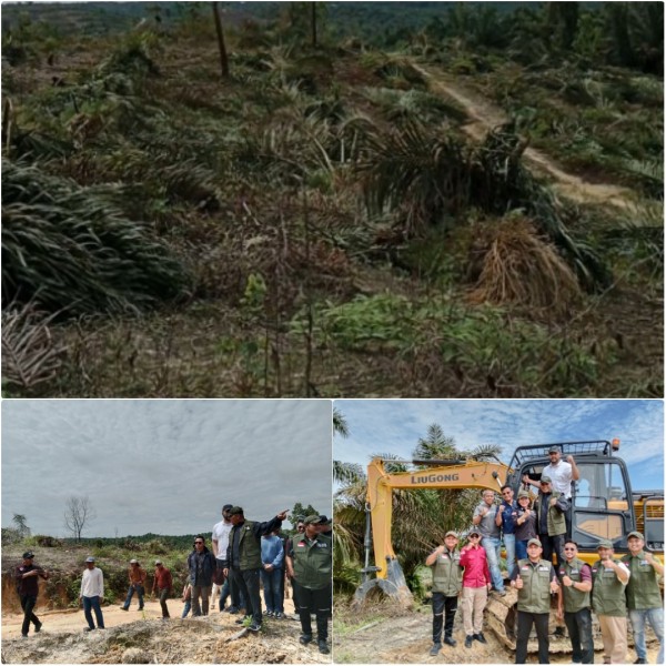 Masyarakat Serahkan Lahan Sawit 400 Hektar, Wadansat PKH Pastikan Reforestasi Berjalan Lancar