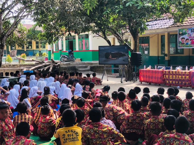 Peringati Hari Anak Nasional, SDN 014 Segati Gandeng Kemensos Beri Edukasi Cegah Perundungan dan Kekerasan Seksual