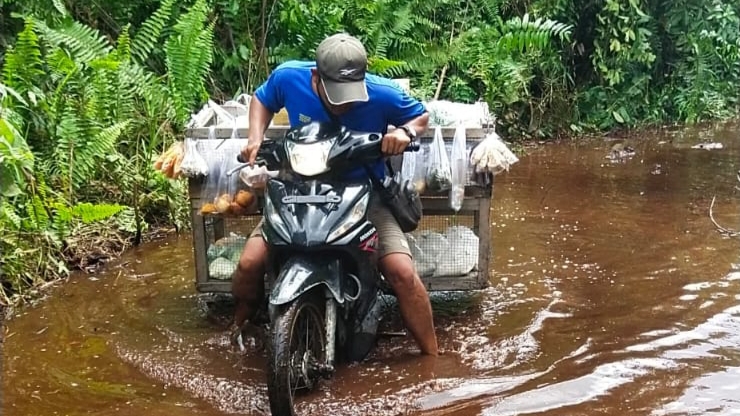 Infrastruktur Tingkatkan Perekonomian, Begini Akses Jalan Dusun Pekan Tua yang Butuh Perhatian