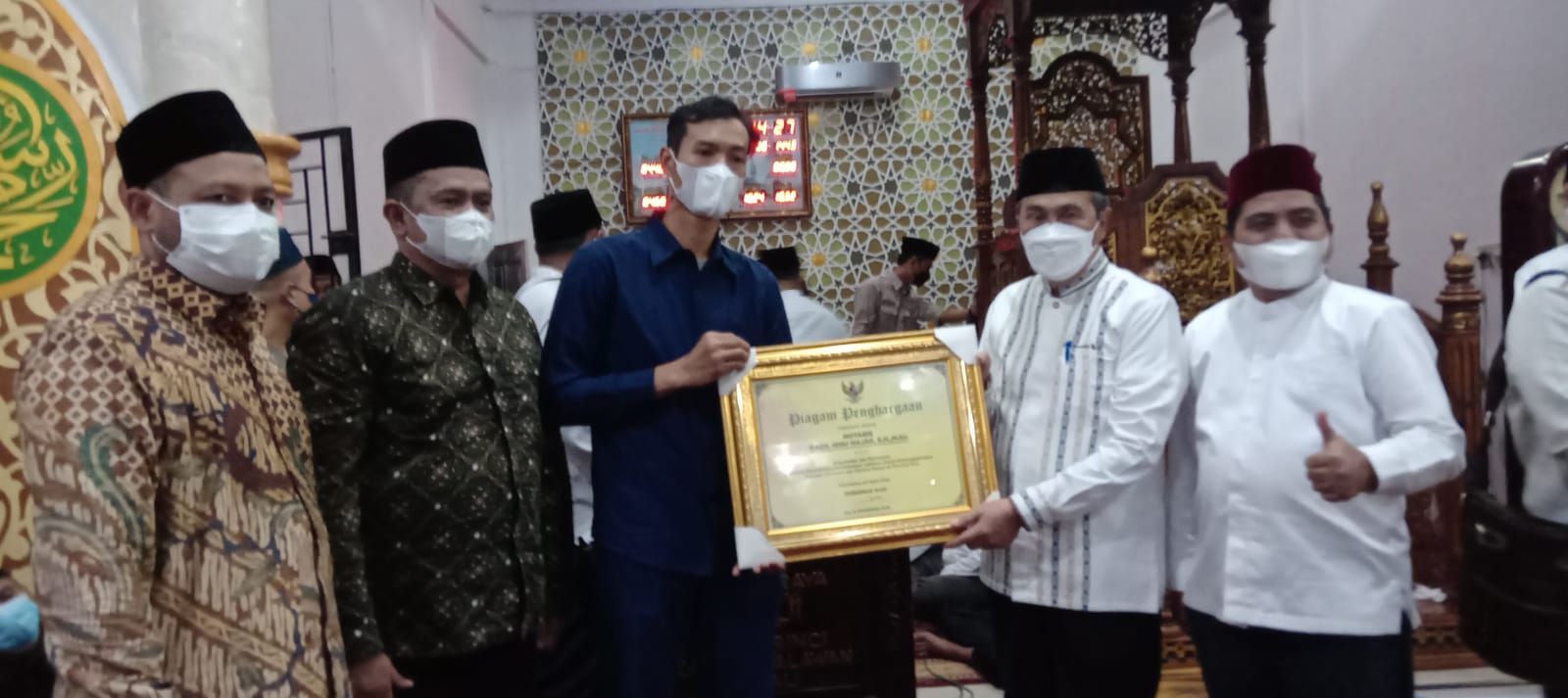 675 Imam dan Marbot Masjid di Pelalawan Dapat Jaminan BPJS Ketenagakerjaan