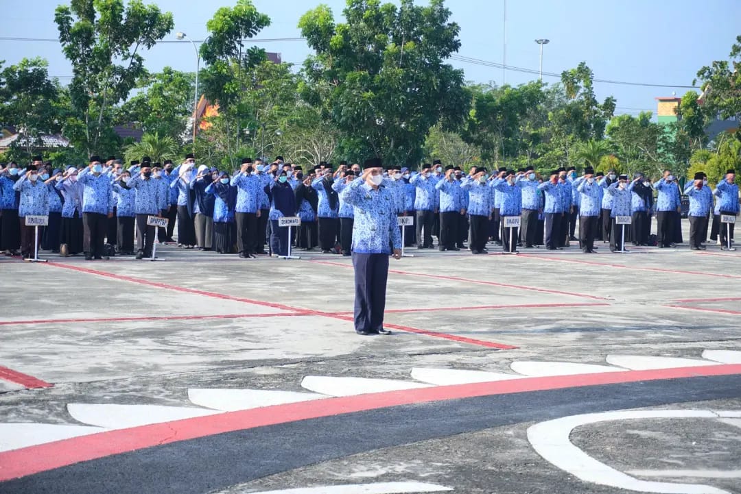 Bupati Pelalawan Ingatkan ASN Untuk Bekerja Ikhlas, Kerja Cerdas Dan Kerja Keras