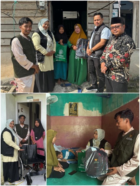 Ketika Kepedulian Menyapa dari Pintu ke Pintu: Kisah Baznas dan JMSI Pelalawan Menebar Harapan
