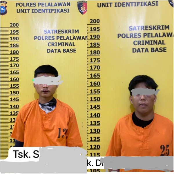 Aksi Begal Resahkan Warga, Polres Pelalawan Bergerak Cepat Amankan 2 Pelaku