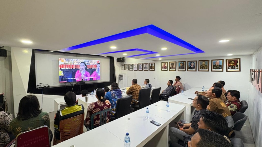 Meriahkan Bhayangkara ke-79, Polres Pelalawan Gelar Nonton Bareng Pagelaran Wayang Nusantara
