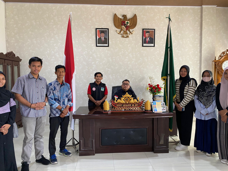 Ketua PN Pelalawan Terima Kunjungan Mahasiswa dan Support Kegiatan Semarak Ramadhan