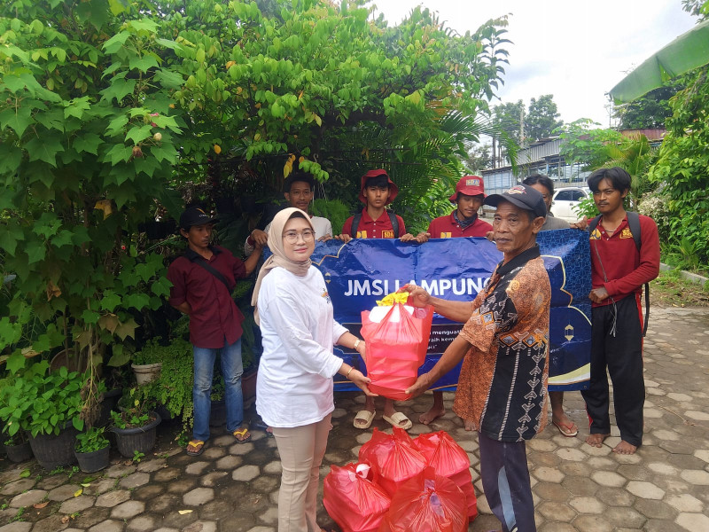 JMSI Lampung Berbagi Sambangi Warga Kurang Mampu Di Way Halim