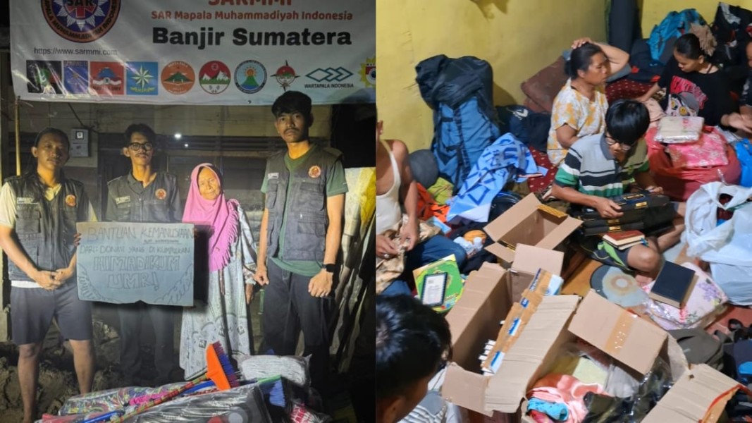 Himadikum UMRI Salurkan Bantuan Kemanusiaan ke Aek Ngadol, Soroti Lambannya Penanganan Bencana