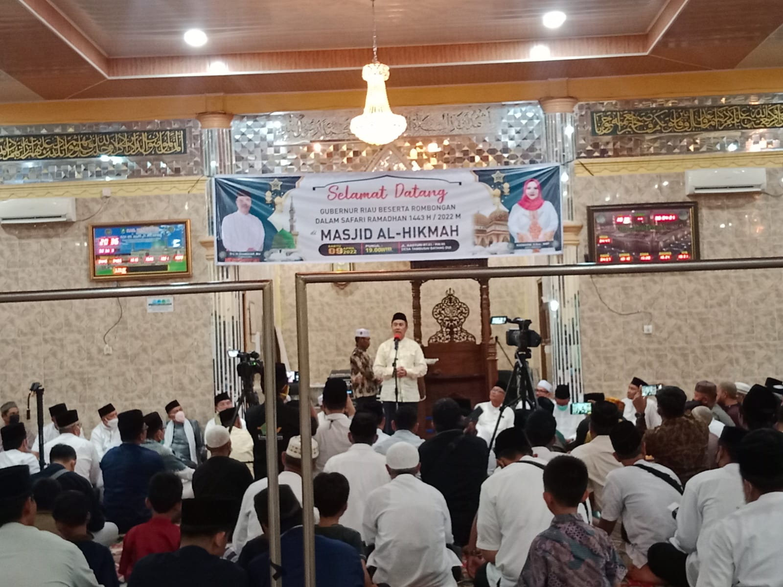 Antusias Masyarakat Hadiri Safari Ramadan Gubernur Riau di Bengkalis
