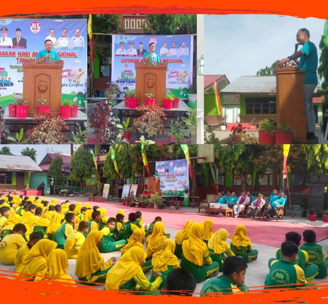 Kadisdik dan DP3AP2KB Buka Kegiatan Semarak Hari Anak Nasional Ditaja Komnas PA Kabupaten Pelalawan