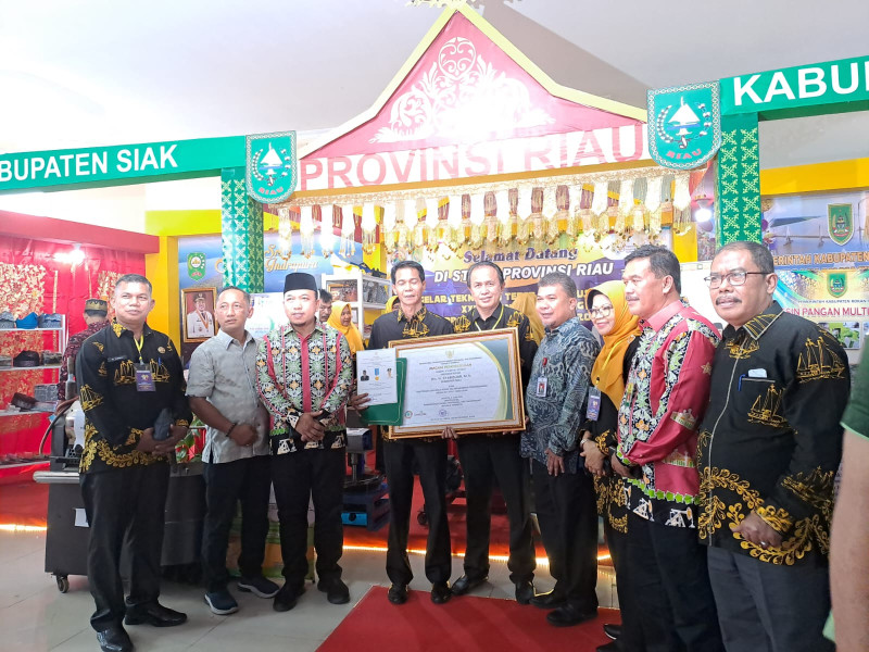 Pekan TTG Nusantara Ke XXIV,  Rohil Tampilkan Mesin Pakan Multi Fungsi