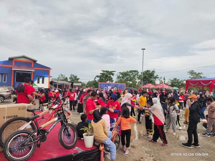 Ratusan Masyarakat Ikut Berbagai Kegiatan Bulan Bhakti Karang Taruna Pelalawan