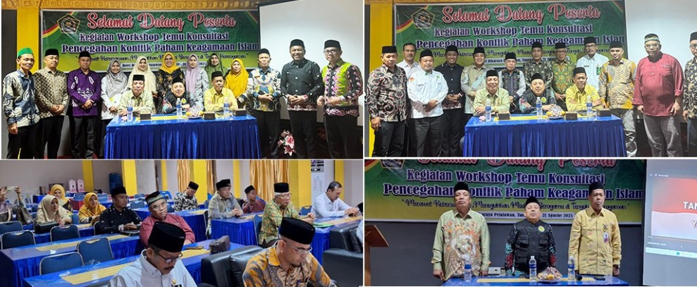 Kemenag Pelalawan Apresiasi Workshop Pencegahan Konflik Keagamaan Islam se-Riau di Pangkalan Kerinci