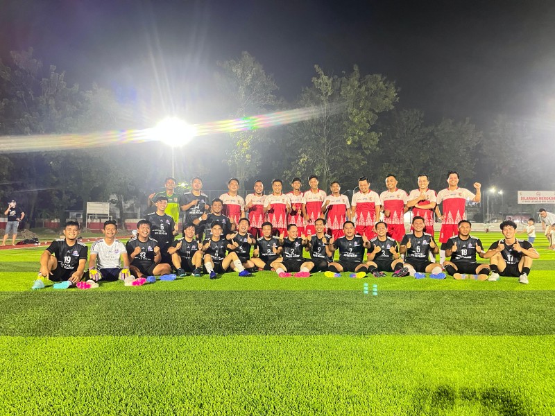 Sahabat Media Pelalawan Menang 2-0 atas Askab PSSI: Silaturahmi Lewat Sepak Bola