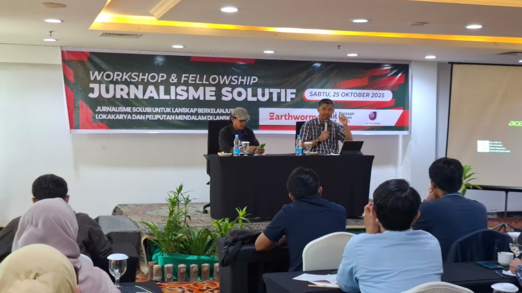 AJI Pekanbaru Gelar Workshop dan Fellowship Jurnalisme Solutif untuk Lanskap Berkelanjutan