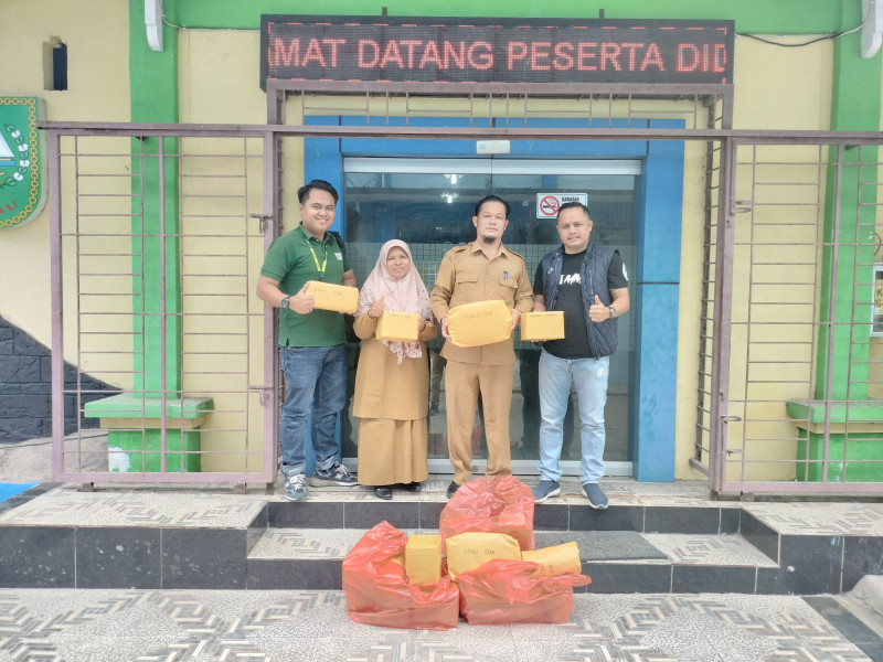 Meriahkan Gebyar Jurnalistik, MKKS Tingkat SMK Pelalawan Bantu Puluhan Doorprize