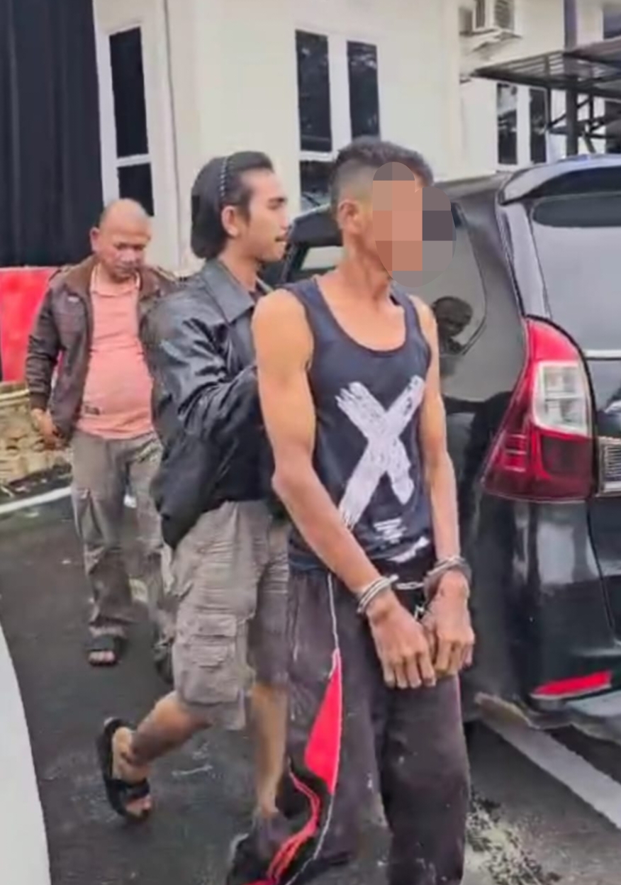 Bejat! Pria di Pangkalan Kerinci Cabuli Anak Sambung, Ditangkap Polres Pelalawan